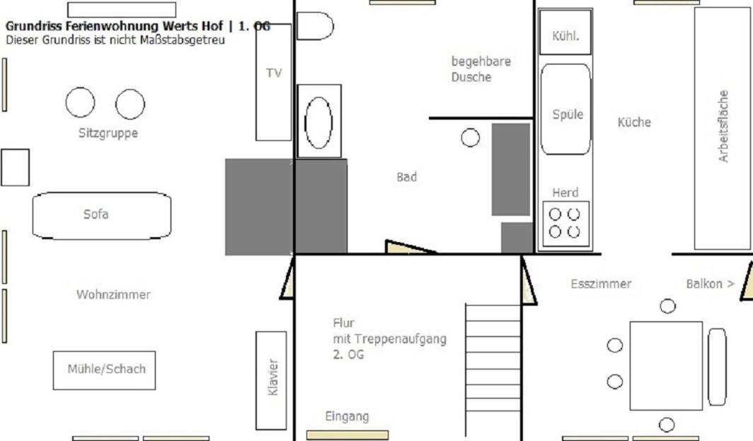 Vila Werts Hof Ferienwohnen Rauschenberg Pokoj fotografie